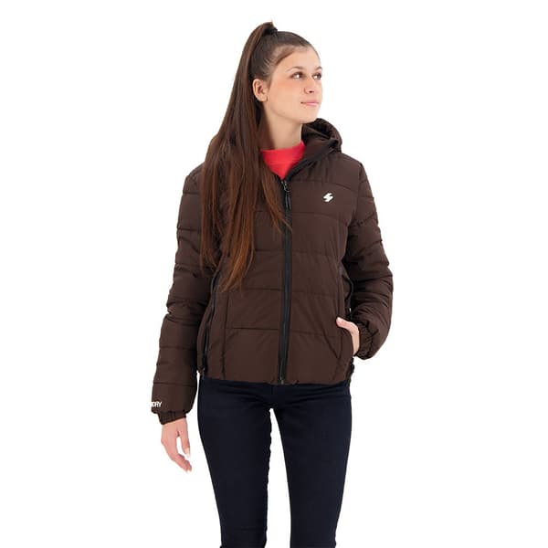 Superdry Pufferjacka Spirit Sports Grönt XL Kvinna