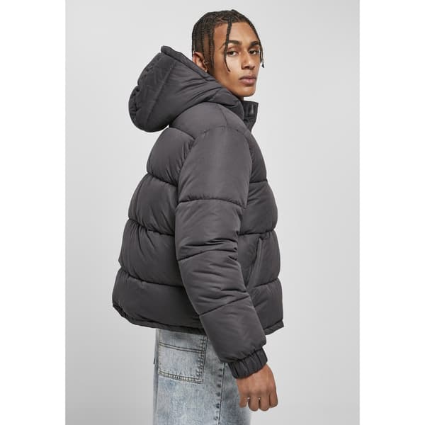 Urban Classics Jakke Hooded Cropped Sort L Mand