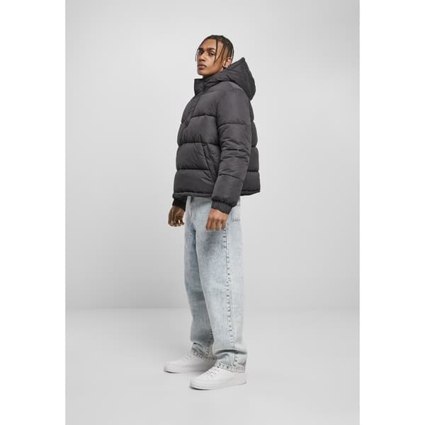 Urban Classics Jakke Hooded Cropped Sort L Mand