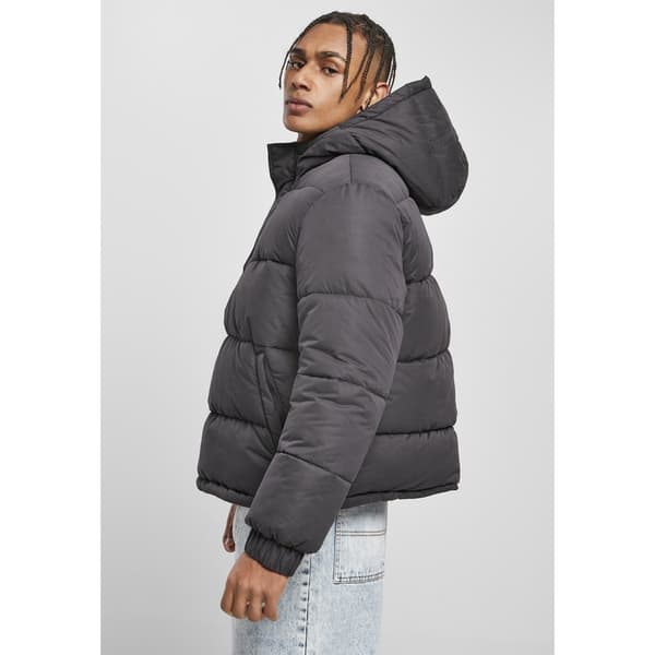 Urban Classics Jakke Hooded Cropped Sort L Mand