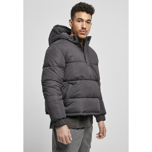 Urban Classics Jakke Hooded Cropped Sort L Mand