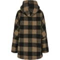 Miniatyrbillede 2 af 6: Urban Classics Stor Jakke Hooded Oversized Check Sherpa Beige 3XL Kvinde