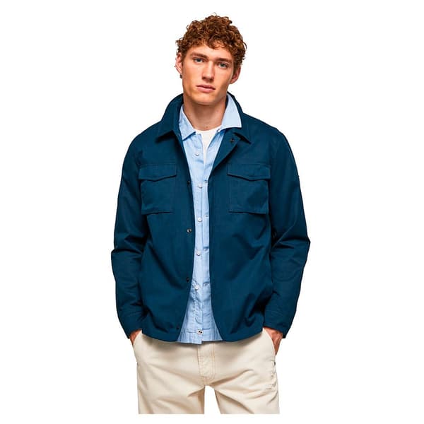 Pepe Jeans Parka Carson Blå S Mand