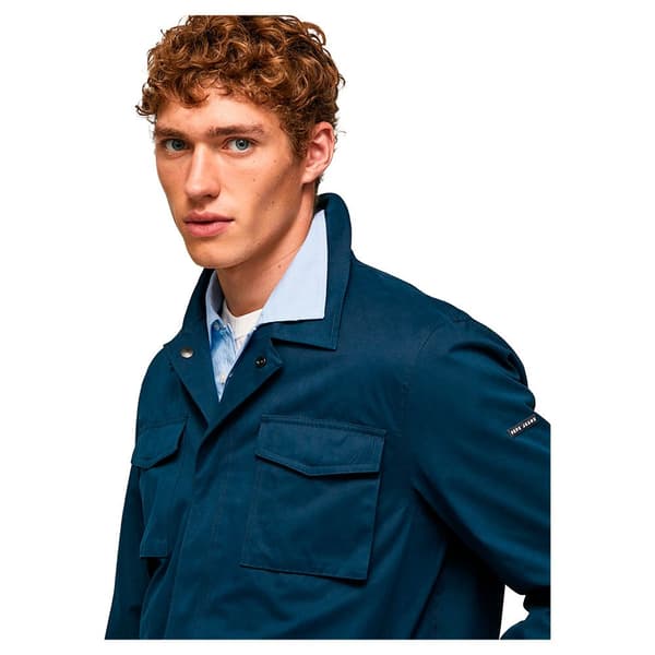 Pepe Jeans Parka Carson Blå S Mand