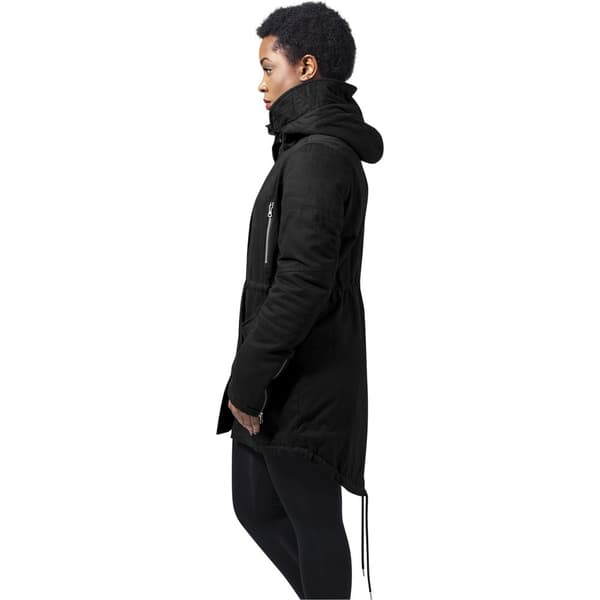 Urban Classics Parka Foret Bomuld Herpa Sort XS Kvinde