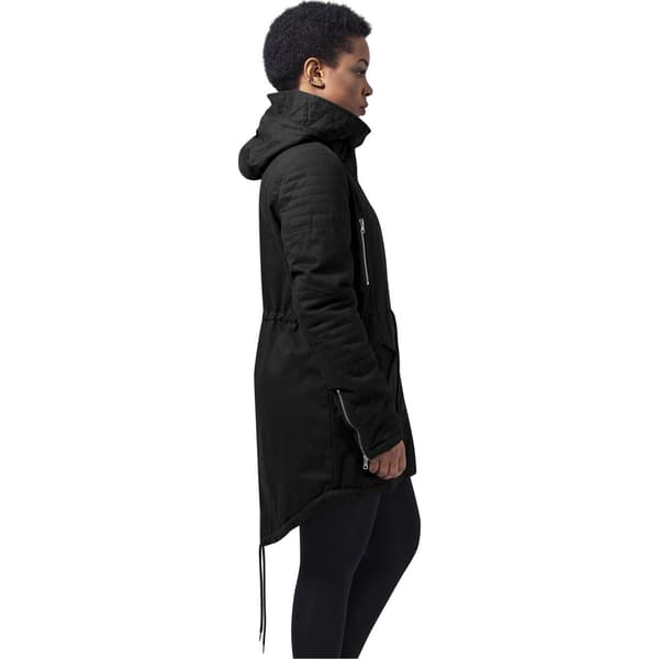 Urban Classics Parka Foret Bomuld Herpa Sort XS Kvinde