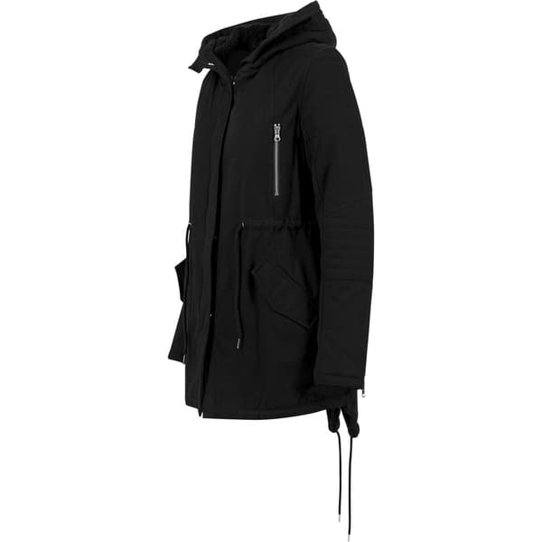 Urban Classics Parka Foret Bomuld Herpa Sort XS Kvinde