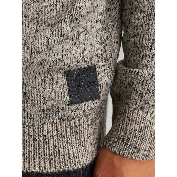 Jack & Jones Sweater Med Halv Lynlås Space Grå S Mand