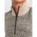Miniatyrbillede 7 af 7: Jack & Jones Sweater Med Halv Lynlås Space Grå S Mand