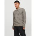 Miniatyrbillede 1 af 7: Jack & Jones Sweater Med Halv Lynlås Space Grå S Mand