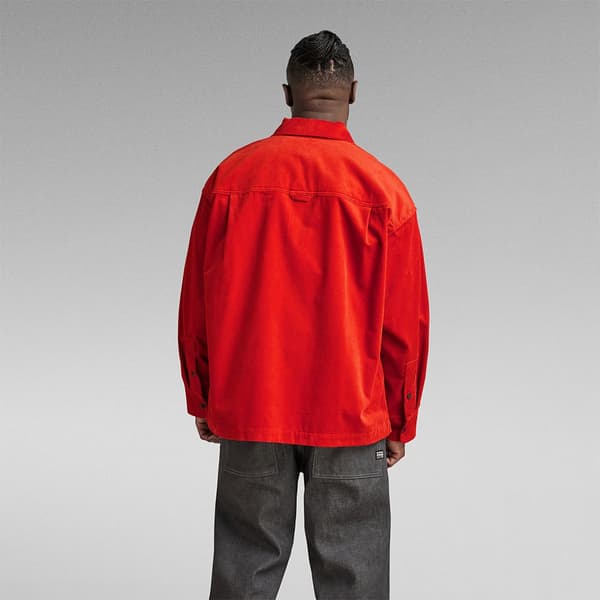 G-star Overshirt Boxy Rød L Mand