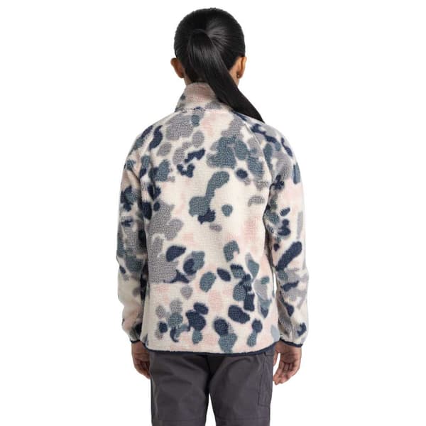 Craghoppers Halv Lynlås Fleece Mellows Beige,Blå 3-4 Years