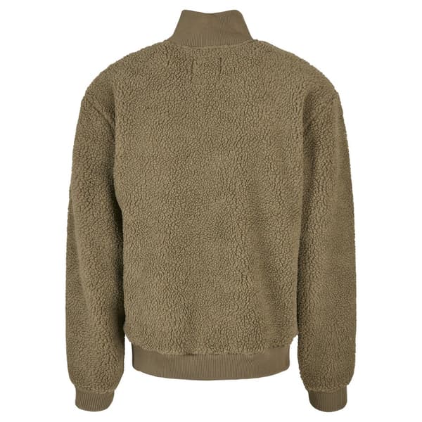 Urban Classics Jakke Boxy Sherpa Grøn M Mand