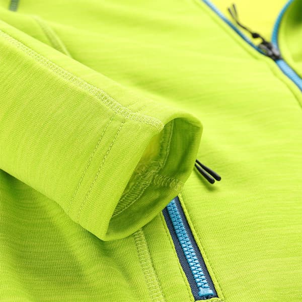 Alpine Pro Fleece Med Fuld Lynlås Onneco Grøn 152-158 cm