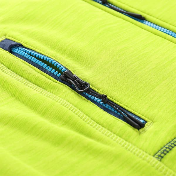 Alpine Pro Fleece Med Fuld Lynlås Onneco Grøn 152-158 cm