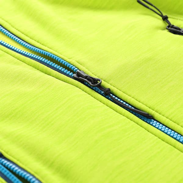 Alpine Pro Fleece Med Fuld Lynlås Onneco Grøn 152-158 cm