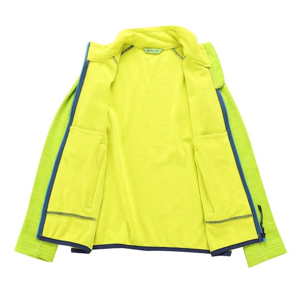 Alpine Pro Fleece Med Fuld Lynlås Onneco Grøn 152-158 cm