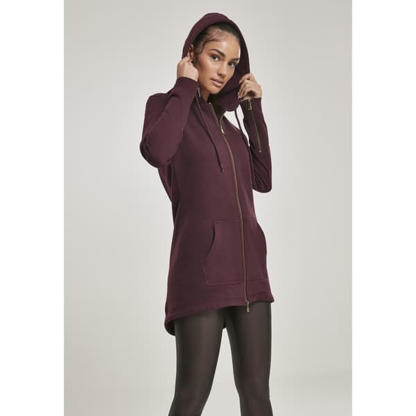 Urban Classics Sweatshirt Parka Rød XS Kvinde