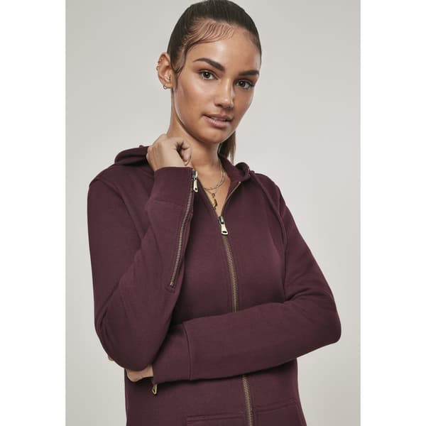 Urban Classics Sweatshirt Parka Rød XS Kvinde