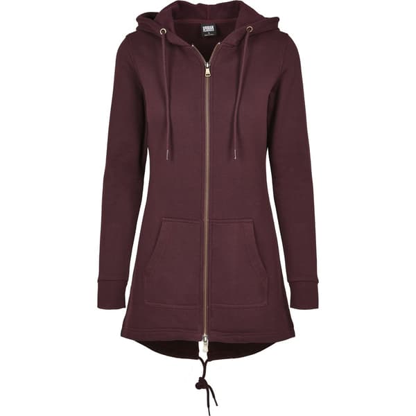 Urban Classics Sweatshirt Parka Rød XS Kvinde
