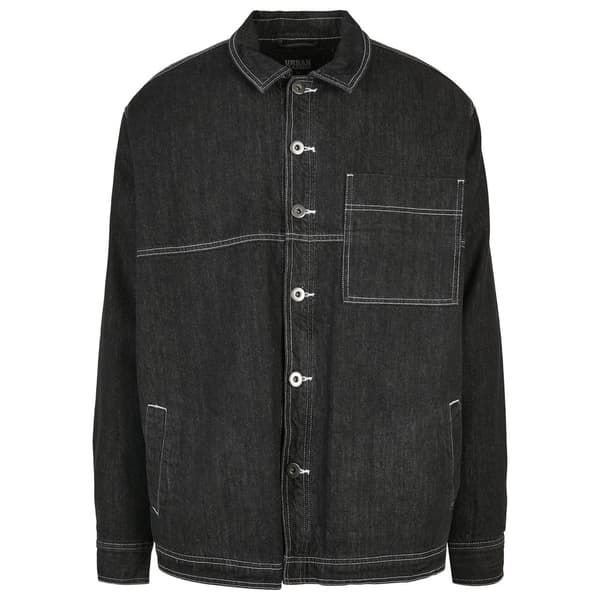 Urban Classics Jakke Oversized Sort XL Mand