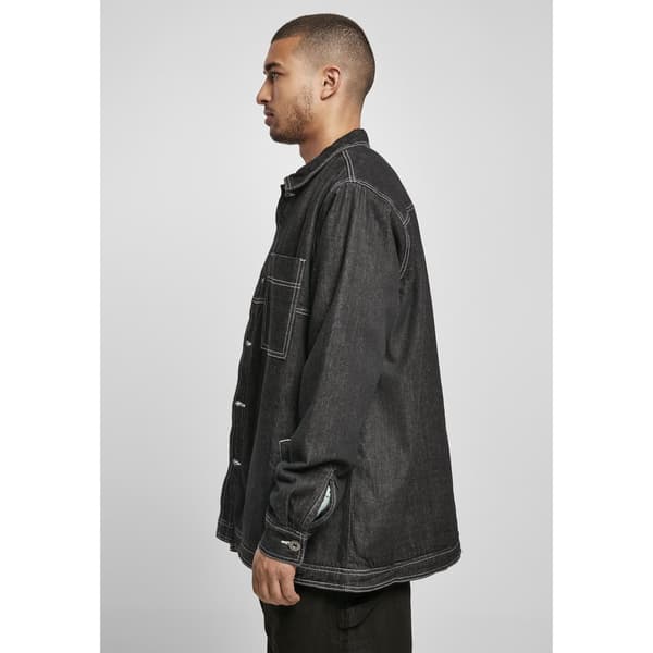 Urban Classics Jakke Oversized Sort XL Mand