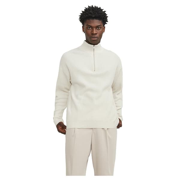 Jack & Jones Tröja Med Halv Dragkedja Spring Perfect Beige XL Man