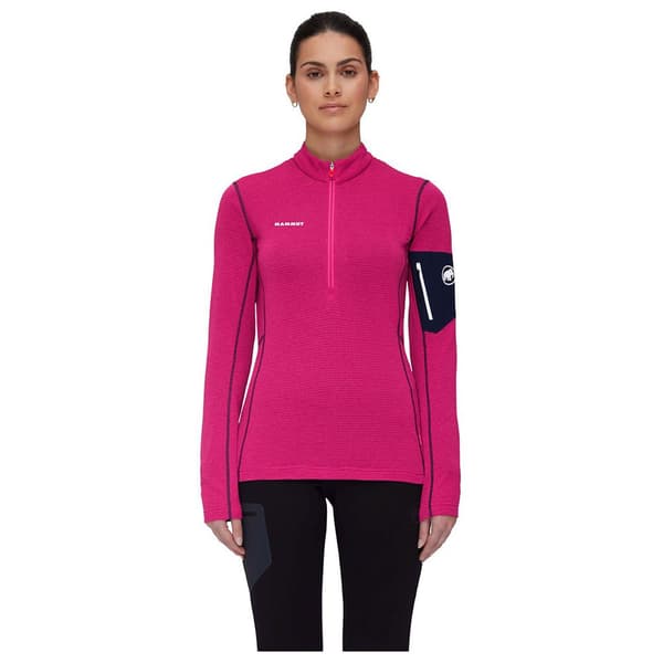 Mammut Besætning Hals Sweater Aenergy Light Half Zip Rosa L Kvinde