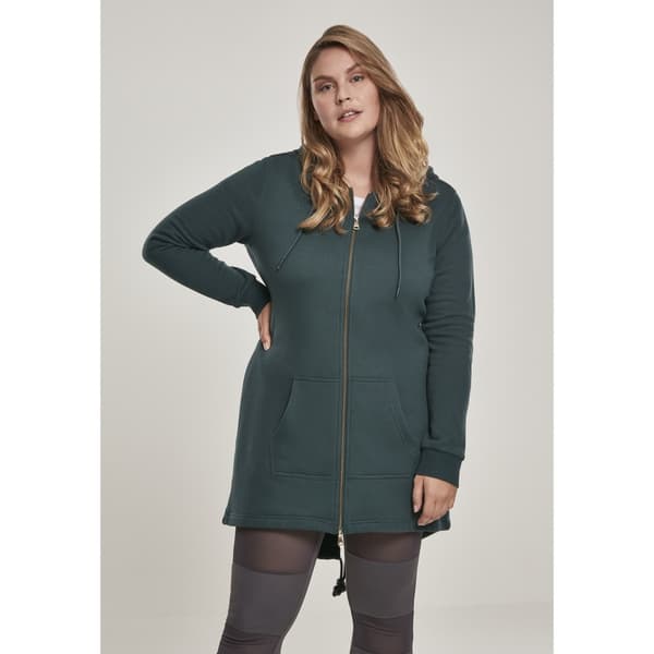 Urban Classics Jakke Sweat Gt Grøn 4XL Kvinde
