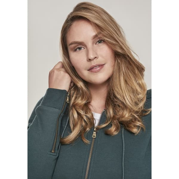 Urban Classics Jakke Sweat Gt Grøn 4XL Kvinde