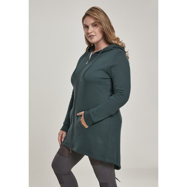 Urban Classics Jakke Sweat Gt Grøn 4XL Kvinde