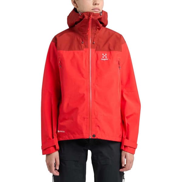 Haglofs Jacka Roc Flash Goretex Röd XS Kvinna