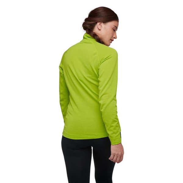 Black Diamond Full Dragkedja Fleece Coefficient Lt Qz Grönt S Kvinna
