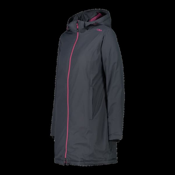 Cmp Jakke Coat Zip Hood 32z1406 Grå 2XS Kvinde