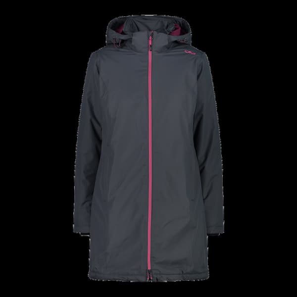 Cmp Jakke Coat Zip Hood 32z1406 Grå 2XS Kvinde