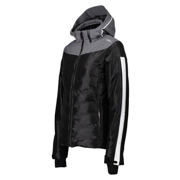 Cmp Jacka Zip Hood 39w1636 Svart L Kvinna