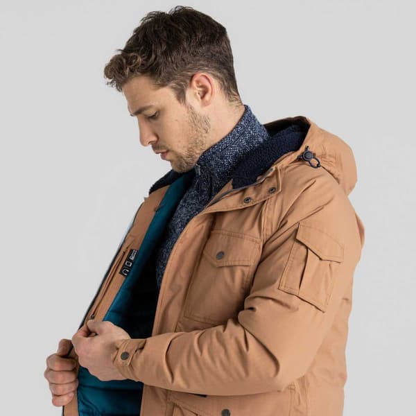 Craghoppers Jakke Waverly Thermic Brun M Mand