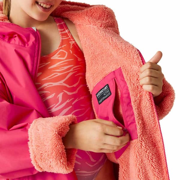 Regatta Hættetrøje Regnjakke Robe Rosa 9-13 Years Dreng