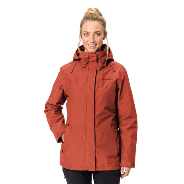 Vaude Jakke Skomer 3in1 Ii Orange 38 Kvinde