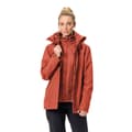 Miniatyrbillede 1 af 6: Vaude Jakke Skomer 3in1 Ii Orange 38 Kvinde