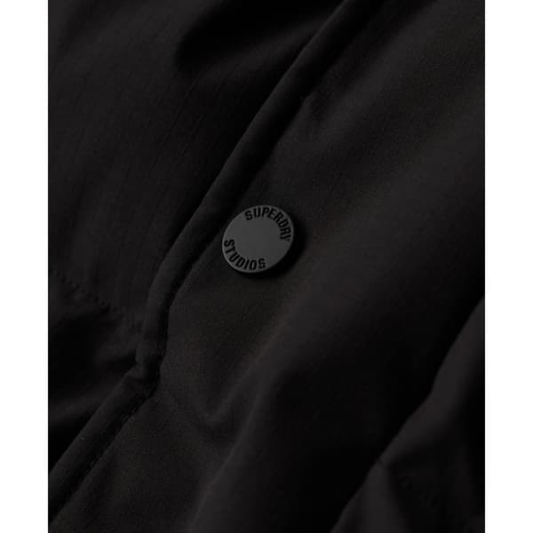 Superdry Pufferjacka Longline Svart S Man
