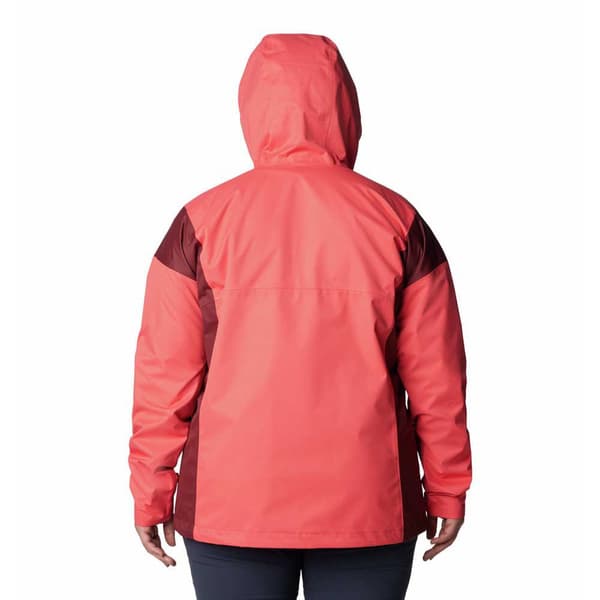 Columbia Regnjacka Med Luva Hikebound™ Orange S Kvinna