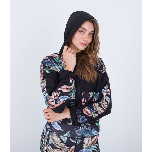 Hurley Jakke Wispy Leaves Pop Over Flerfarvet XS Kvinde