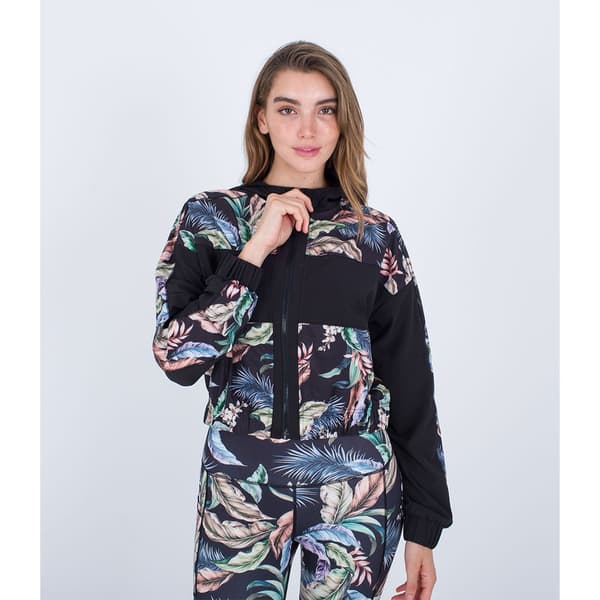 Hurley Jakke Wispy Leaves Pop Over Flerfarvet XS Kvinde
