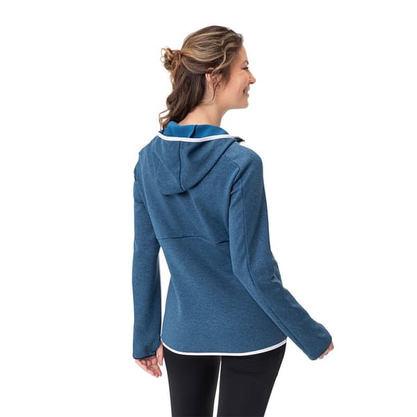 Vaude Full Dragkedja Fleece Valsorda Blå 40 Kvinna