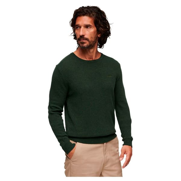 Superdry Tröja Med Rund Hals Essential Slim Fit Grönt 2XL Man