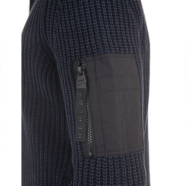 Replay Sweater Uk8007.000.g22454g Blå M Mand