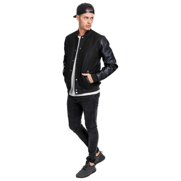Urban Classics Takki Oldschool College Musta 3XL Mies