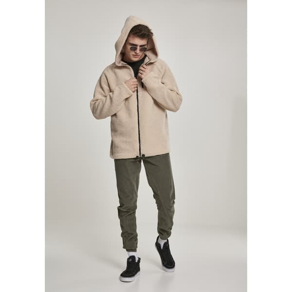 Urban Classics Hætte Lynlås Hætte Lynlås Parka Beige M Mand