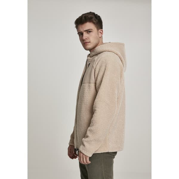 Urban Classics Hætte Lynlås Hætte Lynlås Parka Beige M Mand